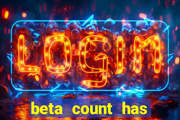 beta count has changed pt br